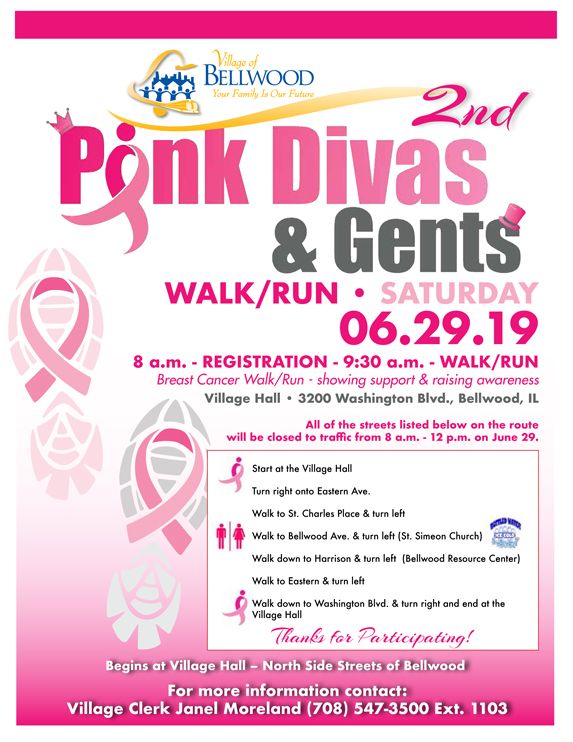Pink Divas & Gents Walk/Run, June 29 @ 8:00 am - 9:30 am flyer