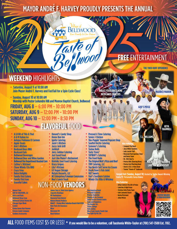 Taste of Bellwood August 8, 9, and 10 Fullsize Flyer