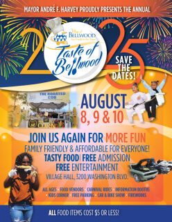 Taste of Bellwood August 8, 9, and 10 Fullsize Flyer Featured Image
