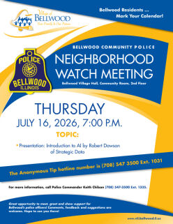 July 16, 2026 Neighborhood Watch Community Meeting Featured Image