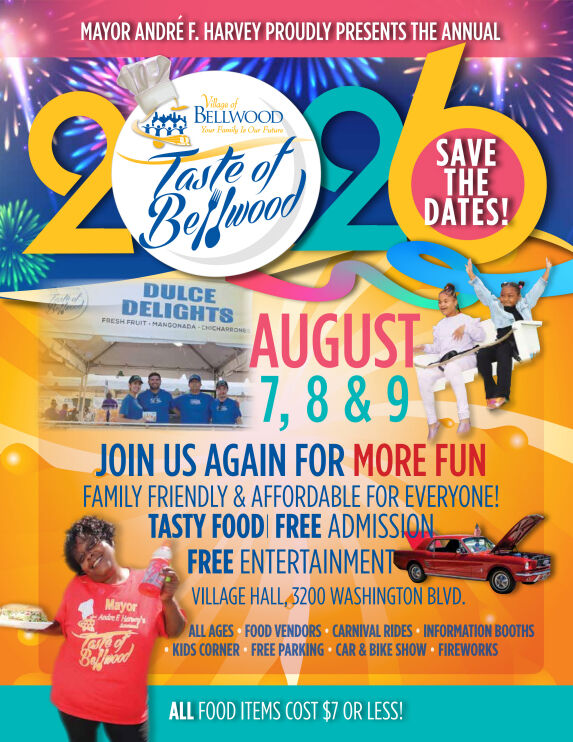 Taste of Bellwood August 7, 8, and 9 Fullsize Flyer